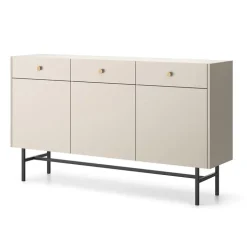 Madia 155x90h cm 3 ante moderna beige Eterna
