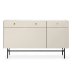 Madia 155x90h cm 3 ante moderna beige Eterna