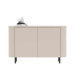 Madia 130x82h cm 2 ante moderna beige cashmere Lucrezia