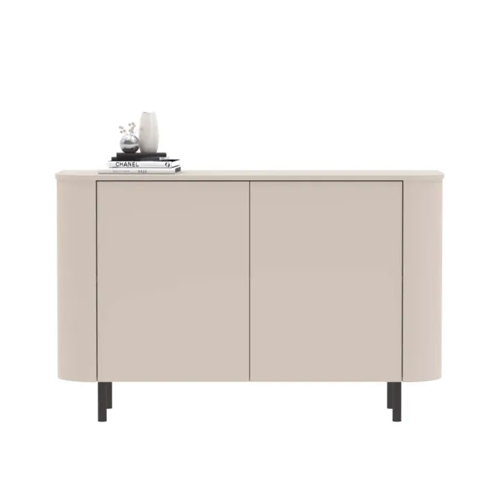 Madia 130x82h cm 2 ante moderna beige cashmere Lucrezia