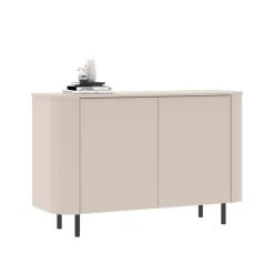 Madia 130x82h cm 2 ante moderna beige cashmere Lucrezia