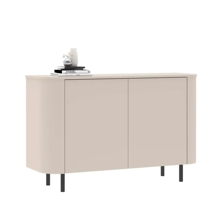 Madia 130x82h cm 2 ante moderna beige cashmere Lucrezia