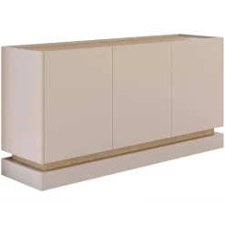 Madia 160x75h cm 3 ante moderna beige rovere Rhea