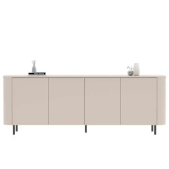 Madia 230x82h cm 4 ante moderna beige cashmere Lucrezia