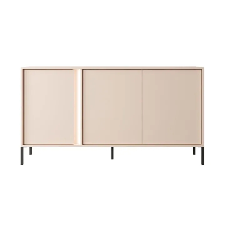 Madia 153x82h cm 3 ante moderna beige Melly