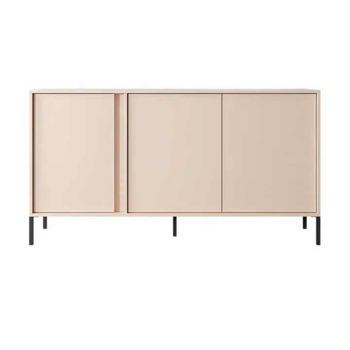 Madia 153x82h cm 3 ante moderna beige Melly