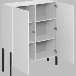 Madia 110x135h cm 2 ante moderna bianco Simple