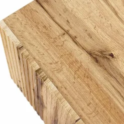 Madia 201x82h cm 4 ante moderna cannettato quercia Essence