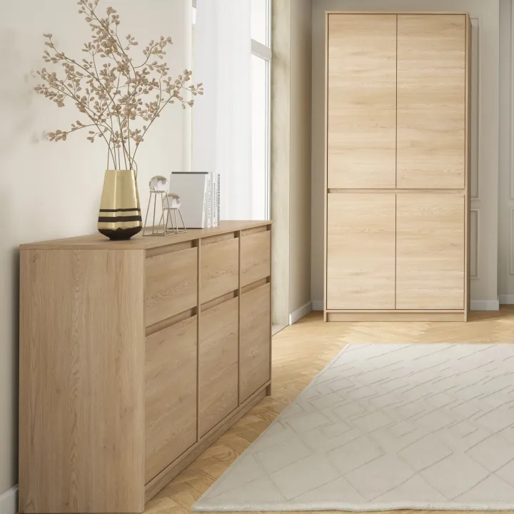 Madia 138x87h cm 3 ante moderna rovere Funny