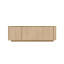 Madia 230x76h cm 4 ante moderna rovere Alba