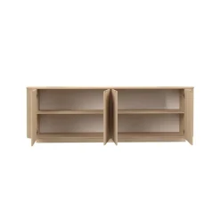 Madia 230x76h cm 4 ante moderna rovere Alba
