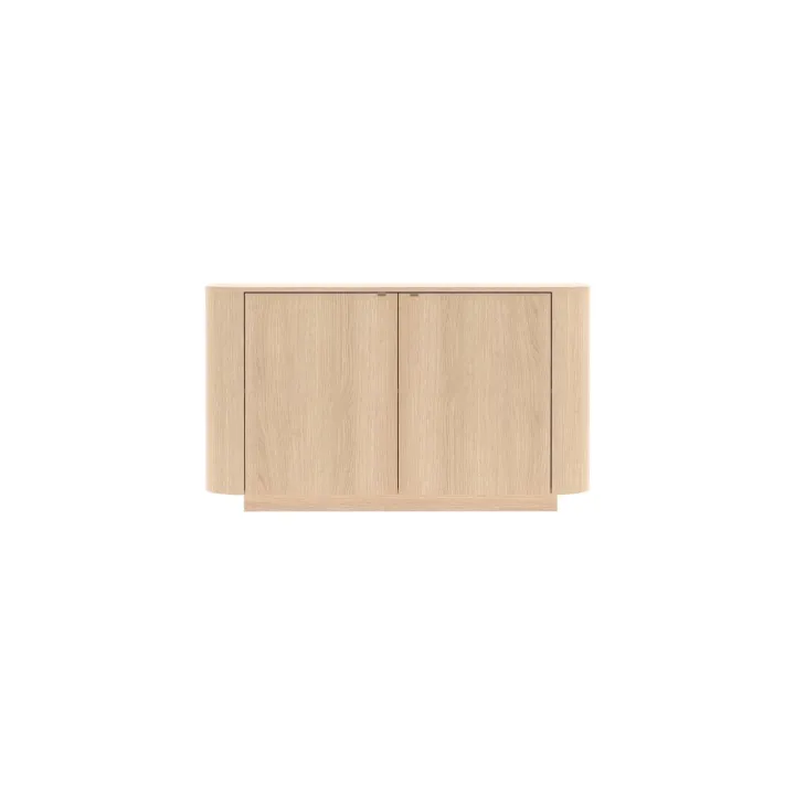 Madia 130x76h cm 2 ante moderna rovere Alba