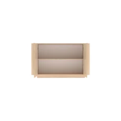 Madia 130x76h cm 2 ante moderna rovere Alba