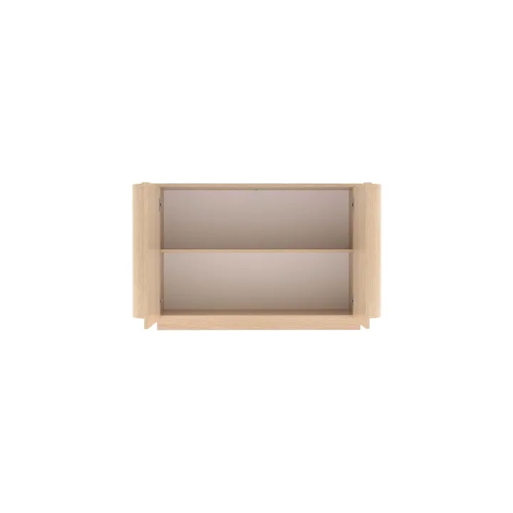 Madia 130x76h cm 2 ante moderna rovere Alba