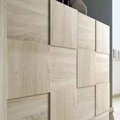Madia 181x84h cm 3 ante moderna soggiorno rovere samoa Obsession