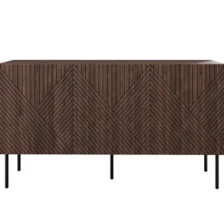 Madia 150x70h cm 3 antenoce scuro con frontali serigrafati Savanna