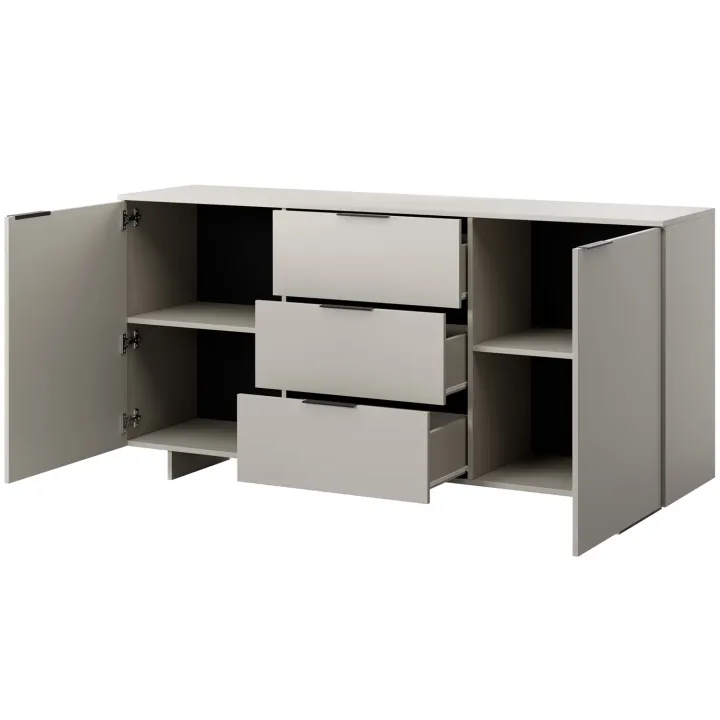 Madia 180x90h cm 2 ante soggiorno beige cashmere Stone