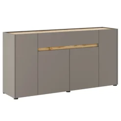 Madia 170x85h cm moderna design grafite rovere Gib