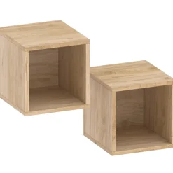 Mobile ingresso consolle 98x196h cm pannello cannettato rovere chiaro grigio chiaro Sunset Decor 1002