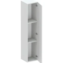 Mobile ingresso consolle 98x196h cm pannello cannettato rovere chiaro grigio chiaro Sunset Decor 1002