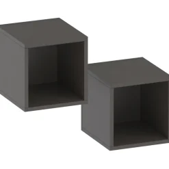 Mobile ingresso sospeso 97x56h cm antracite ossido nero Sunset 1001
