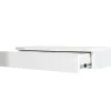 Mobile ingresso sospeso 100x20h cm con cassetto bianco Magnolia