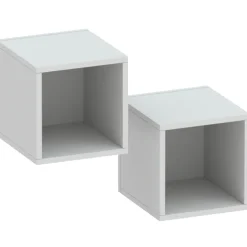 Mobile ingresso sospeso 97x56h cm grigio chiaro rovere chiaro Sunset 1001