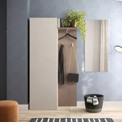 Mobile ingresso 95x186h cm beige marrone Sunset 111