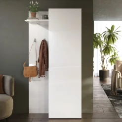 Mobile ingresso 95x186h cm bianco lucido Sunset 110