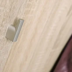 Mobile ingresso 120x203h cm con specchio e appendiabiti rovere sonoma California 2 Gihome®