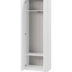 Mobile ingresso 300x200h cm con specchio appendiabiti armadio bianco Accent