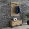 Mobile ingresso 98x200h cm design moderno rovere Rustic