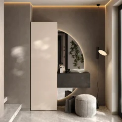 Mobile ingresso 124x186h cm ossido nero beige cashmere Sunset 1022