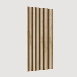 Mobile ingresso 138x220h cm pannello cannettato beige cashmere rovere chiaro Sunset Decor 1012