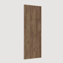 Mobile ingresso 222x220h cm pannello cannettato beige cashmere rovere scuro Sunset Decor 1014