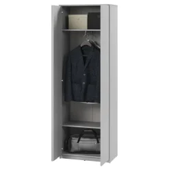 Mobile multiuso ingresso 69x200h cm appendiabiti grigio Accent