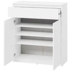 Mobile multiuso ingresso 92x107h cm con cassetto bianco Accent