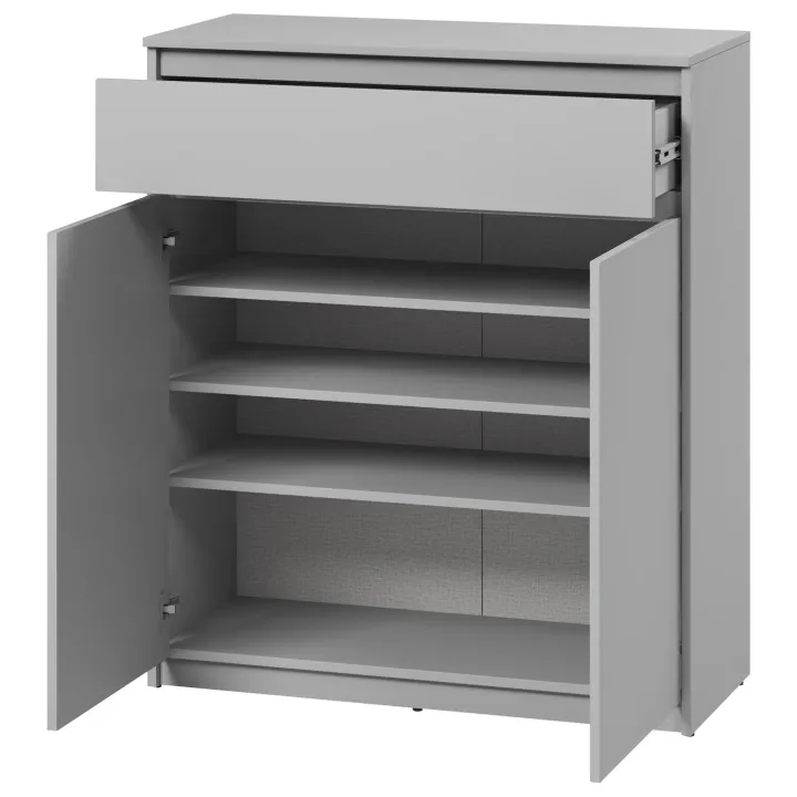 Mobile multiuso ingresso 92x107h cm con cassetto grigio Accent