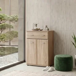 Mobile multiuso ingresso 60x96h cm rovere sonoma California Gihome®