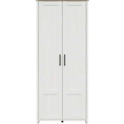 Mobile multiuso 85x201h cm 2 ante bianco frassinato rovere Lars