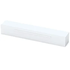Mobile porta TV sospeso 210x33h cm 1 anta ribalta soggiorno bianco lucido Sunset