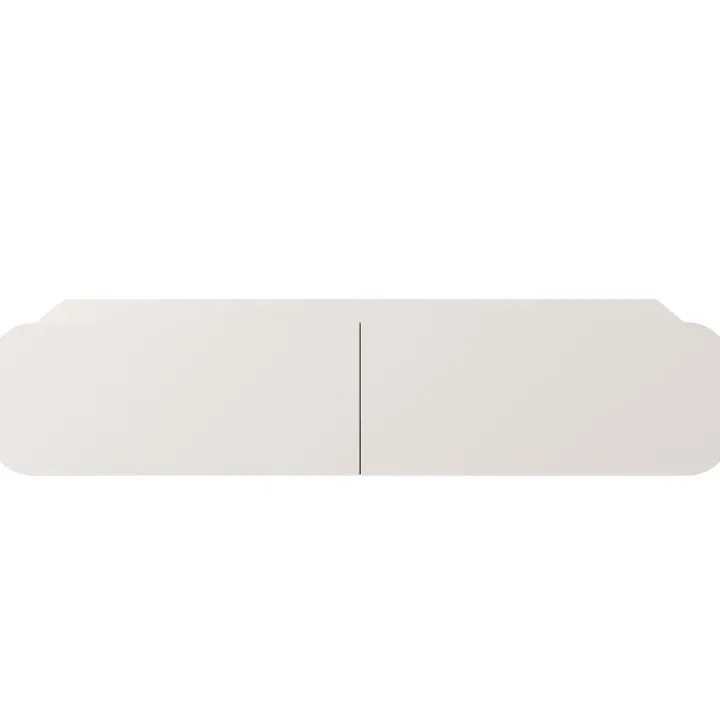 Mobile porta TV sospeso 160x34h cm 2 ante beige cashmere Volia
