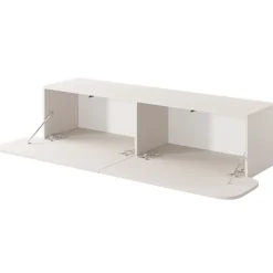 Mobile porta TV sospeso 160x34h cm 2 ante beige cashmere Volia