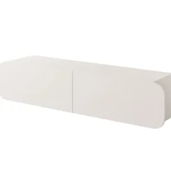 Mobile porta TV sospeso 160x34h cm 2 ante beige cashmere Volia