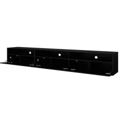 Mobile porta TV sospeso 270x42h cm nero Emotion Gihome®