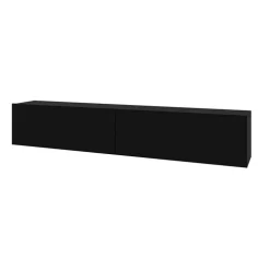 Mobile porta TV sospeso 180x35h cm nero Fusion