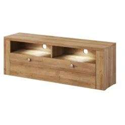 Mobile porta TV 140x49h cm 1 anta rovere Paloma 2