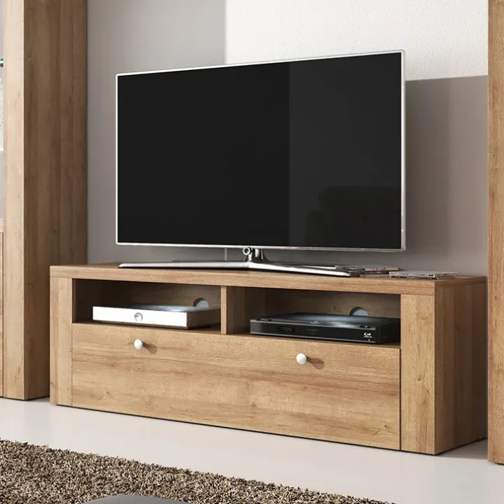 Mobile porta TV 140x49h cm 1 anta rovere Paloma 2