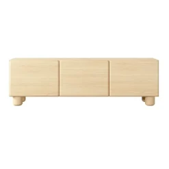 Mobile porta TV 150x47h cm 3 ante a ribalta soggiorno rovere chiaro Mellow