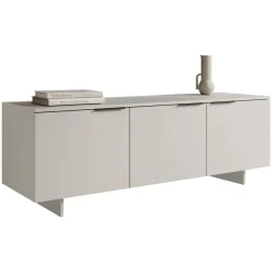 Mobile porta TV 150x55h cm 3 ante beige cashmere Stone